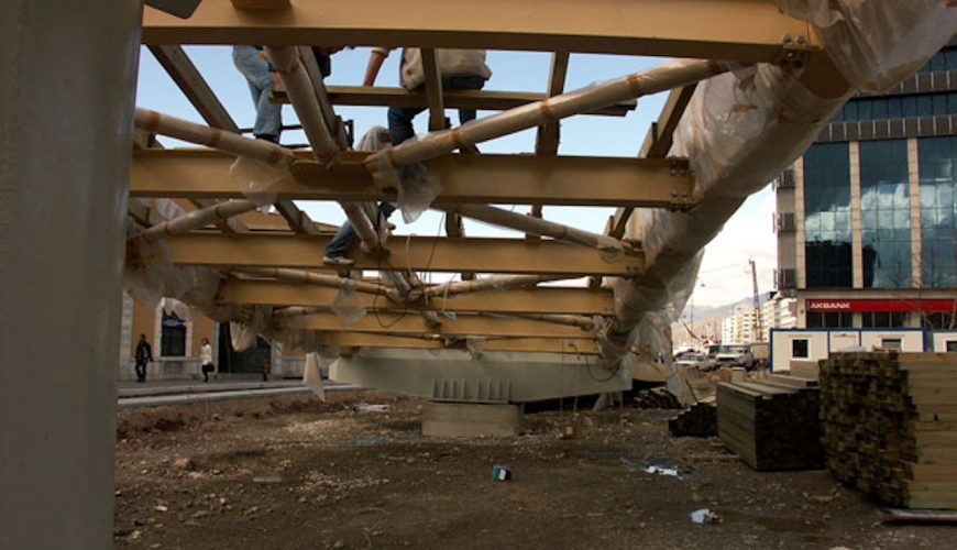 Steel Pedestrian Bridge Project in the scope of “Arrangement of Konak Pier Square”
