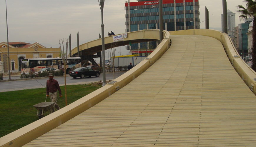 Steel Pedestrian Bridge Project in the scope of “Arrangement of Konak Pier Square”